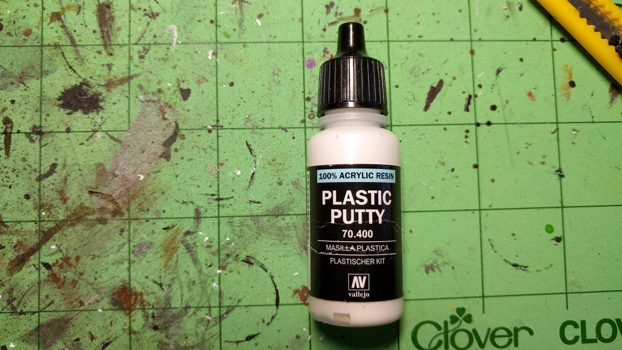 How to use Plastic Putty Step by - Acrylicos Vallejo