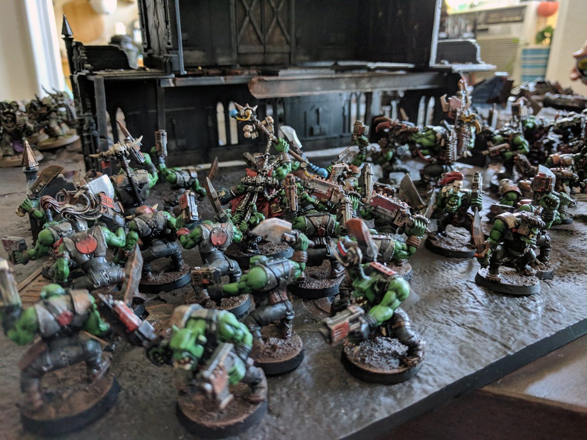 Orks v. Death Guard