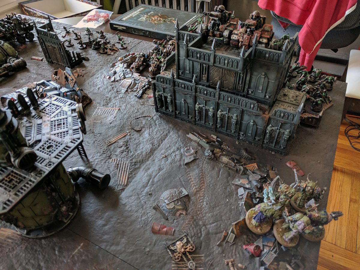 Orks v. Death Guard