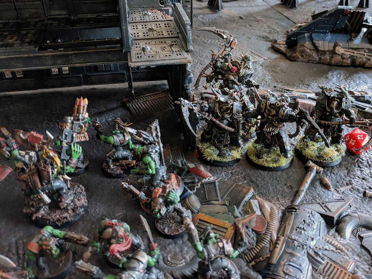 Orks v. Death Guard