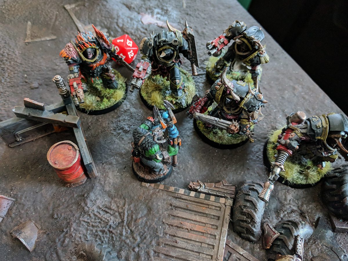 Orks v. Death Guard