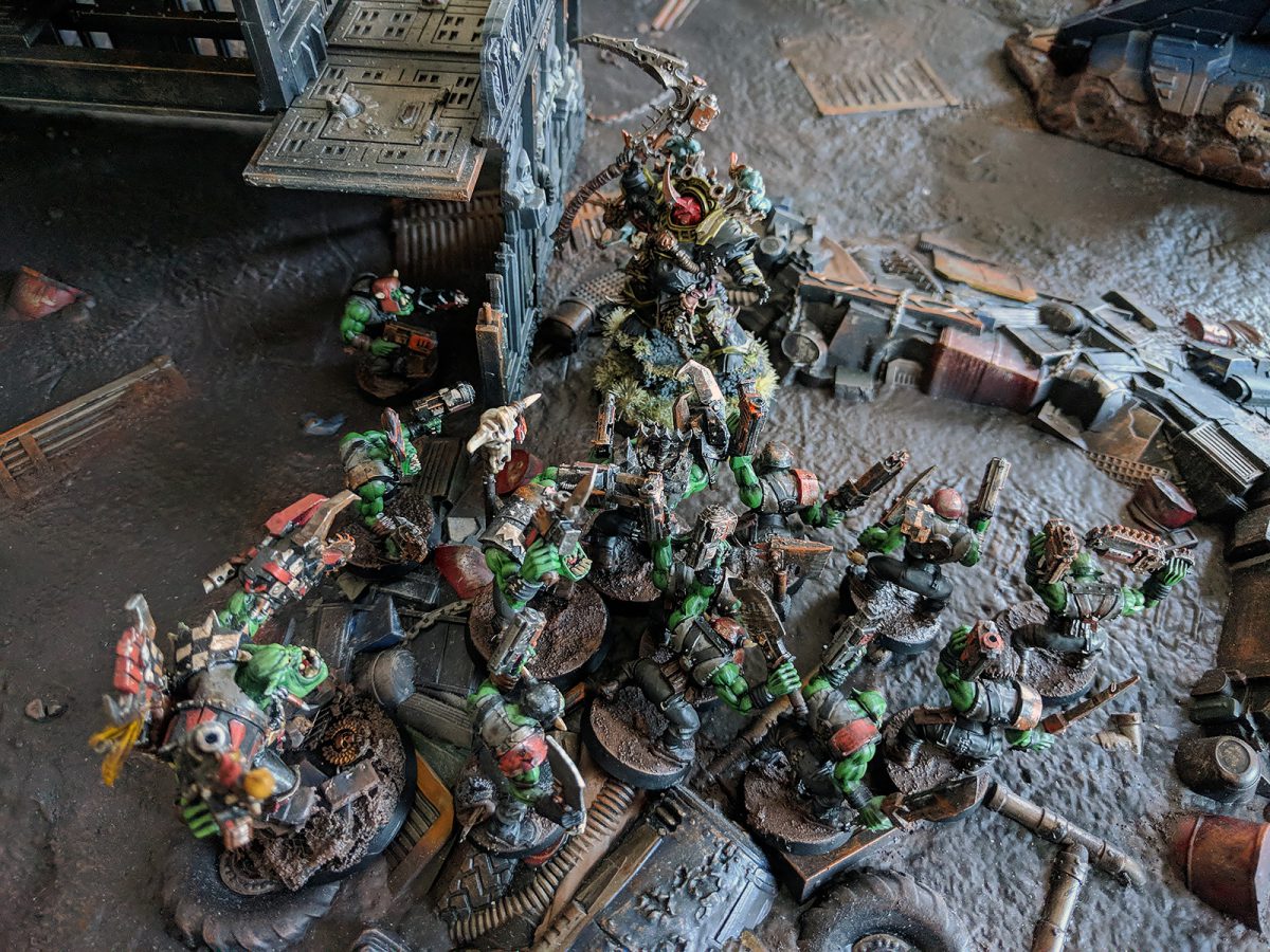 Orks v. Death Guard