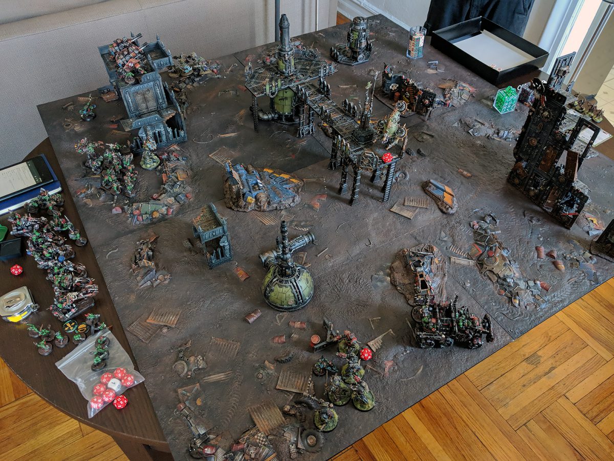 Orks v. Death Guard