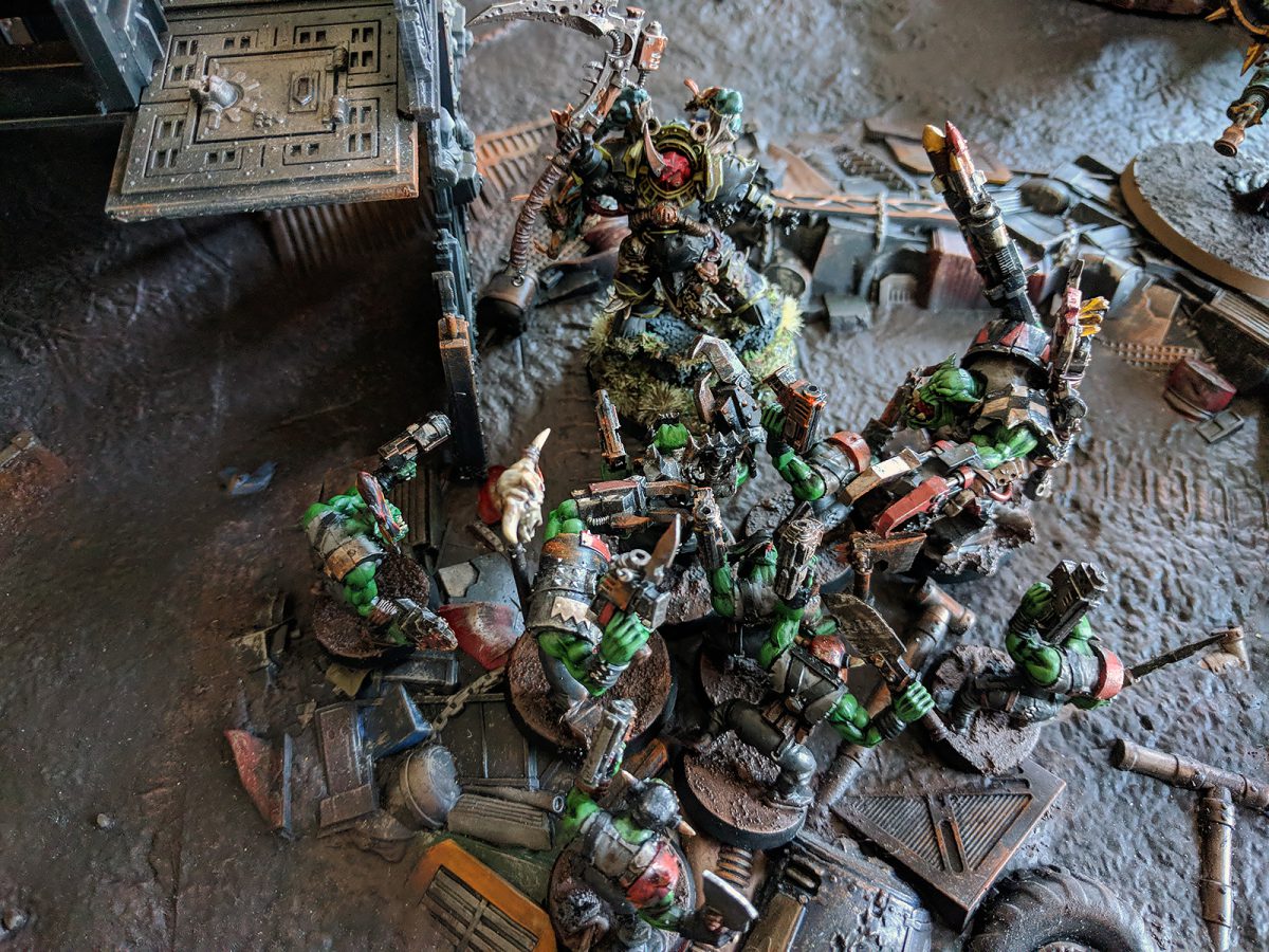 Orks v. Death Guard