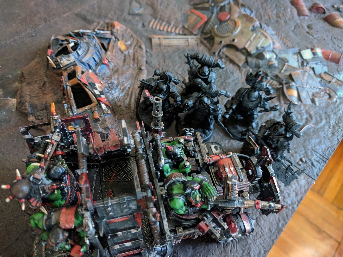 Orks v. Death Guard