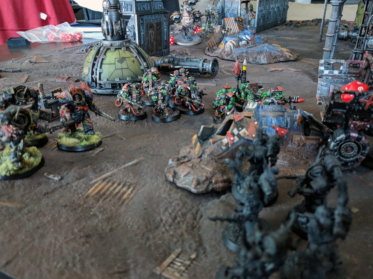 Orks v. Death Guard